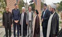ادای احترام به مقام شامخ شهدای سنگر ساز بی سنگر در استان اردبیل