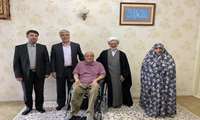 مدیرکل امور ایثارگران وزارت جهادکشاورزی به مناسبت روز پرستار با همسران معزز  جانبازان جهادگر  ۷۰ درصد قطع نخاع دیدار کرد.