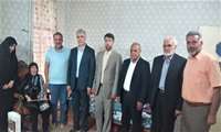 دیدار مدیرکل امور ایثارگران وزارت جهاد کشاورزی با خانواده شهید محمدرضا گودرزی