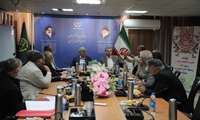 جلسه تعاونی مسکن ایثارگران با محوریت بررسی پروژه ماهان کرج