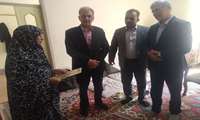 دیدار و تجلیل مدیرکل امور ایثارگران وزارت جهاد کشاورزی از جانباز ۶۵ درصد، علی‌اکبر طیبی