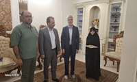 تجلیل از مقام شامخ شهید ایمانی مقدم در جریان سفر مدیرکل امور ایثارگران وزارت جهاد کشاورزی به استان خراسان رضوی