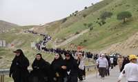 آغاز باشکوه اردوهای راهیان نور غرب و شمال‌غرب کشور در ارتفاعات بازی‌دراز