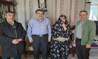 دیدار و تجلیل از خانواده معظم رزمنده جهادگر مرحوم جمشید واحدی