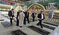 حضور رئیس جدید سازمان جهاد کشاورزی کرمانشاه در گلزار شهدا