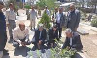 حضور مدیرکل امور ایثارگران وزارت جهاد کشاورزی در گلستان شهدای اصفهان