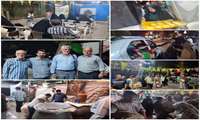 برپایی موکب «عاشقان ولایت و رهبری» در سازمان جهاد کشاورزی فارس به مناسبت عید سعید غدیر