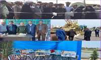 افتتاح غرفه سنگرسازان بی سنگر و فاز اول یادمان والفجر هشت در  نمایشگاه مرکز فرهنگی باغ موزه استان مازندران