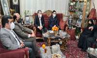 دیدار وزیر جهاد کشاورزی با خانواده جهادگر شهید "فرامرز فلفلیان فینی"