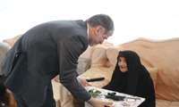 "ساداتی نژاد" در دیدار با خانواده معظم جهادگرشهید کردی: