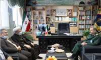 دیدار رئیس سازمان جهادکشاورزی مازندران با فرمانده سپاه کربلا مازندران