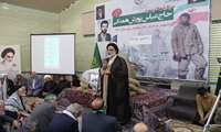 آیین بزرگداشت سردار جهادگر شهید حاج عباس پورش همدانی فرمانده پشتیبانی و مهندسی رزمی جنگ جهاد برگزار شد