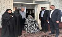 دیدار با مادر معزز جهادگر شهید غلامرضا اسلامی