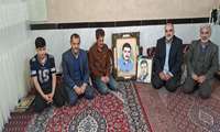 دیدار با خانواده شهید والامقام شاه مراد خلیلی در استان لرستان
