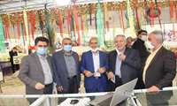بازدید فرماندهان قرارگاههای پشتیبانی و مهندسی جنگ جهاد از غرفه اداره کل امور ایثارگران