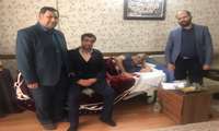 دیدار مدیرکل امور ایثارگران وزارت جهاد کشاورزی با جانباز 70٪ جهادگر حاج اصغر میرزایی