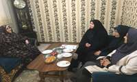 دیدار با همسر جانباز احمد چیگینی در استان قزوین