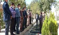 آیین غبار روبی و گلباران گلزار شهدا در استان کردستان