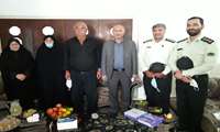 دیدار با خانواده شهید  در سازمان جهادکشاورزی استان مرکزی