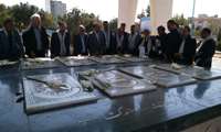 غبار روبی مزار مطهر شهدای گمنام استان اردبیل