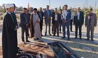 تجدید میثاق با آرمان های شهدا در سفر رییس سازمان جهاد کشاورزی خراسان جنوبی به شهرستان طبس