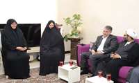 دیدار وزیر جهاد کشاورزی با خانواده معظم شهدا در سازمان جهاد کشاورزی استان مرکزی