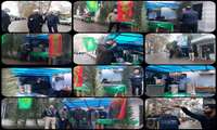 مراسم تشییع 14 شهید گمنام در استان مازندران