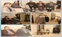 دیدار با خانواده شهید در سازمان جهادکشاورزی استان کردستان