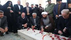 تجدید میثاق با شهدا؛ سرآغاز برنامه‌های دومین روز سفر وزیر جهاد کشاورزی به خراسان شمالی