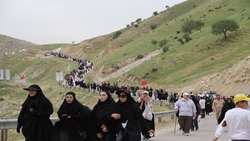 آغاز باشکوه اردوهای راهیان نور غرب و شمال‌غرب کشور در ارتفاعات بازی‌دراز