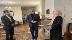 دیدار با همسر معزز جهادگر شهید افراسیاب سلیمانی