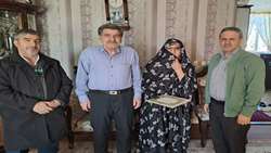 دیدار و تجلیل از خانواده معظم رزمنده جهادگر مرحوم جمشید واحدی