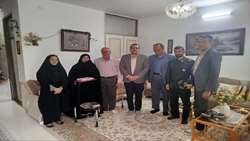 دیدار و تجلیل از جانباز جهادگر علیزاده