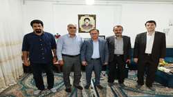 دیدار مسئولان جهاد کشاورزی لرستان با خانواده جهادگر شهید مهدی دریکوند