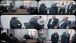 دیدار با جانباز جهادگر بهشهر؛ تجلیل از خدمات و ایثارگری