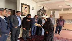 دیدار مسئولان جهاد کشاورزی استان لرستان با خانواده جهادگر شهید محمود گودرزی 