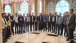 عطرافشانی گلزار شهدا در بجنورد به مناسبت هفته دفاع مقدس