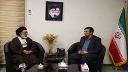 دیدار سرپرست اداره کل امور ایثارگران با نماینده ولی فقیه در وزارت جهاد کشاورزی
