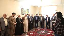 دیدار مدیران ارشد وزارت جهاد کشاورزی با خانواده شهیدِ صیانت از منابع طبیعی در جنگ رمضان