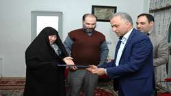 دیدار با خانواده معظم شهدا  در دهه  فجر  « سازمان جهادکشاورزی استان گیلان »  
