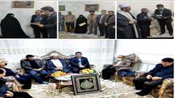 دیدار معاون توسعه مدیریت و منابع وزارت جهاد کشاورزی با خانواده معزز جهادگر شهید