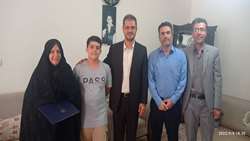 دیدار با خانواه معظم جهادگر شهید ابراهیم سائد پناه در استان کردستان