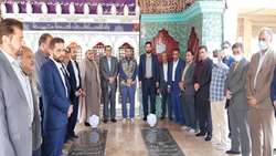 بازدید کاروان راهیان نور سازمان جهاد کشاورزی استان خوزستان