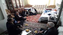 دیدار با خانواده معظم شهید « اداره امور ایثارگران سازمان جهادکشاورزی استان قم »