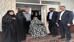دیدار با مادر معزز جهادگر شهید غلامرضا اسلامی