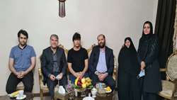 دیدار وزیر جهاد کشاورزی با خانواده جهادگر شهید شفیعی