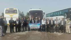 بازدید زائران کاروان راهیان نور جهاد مازندران از یادمانهای مناطق عملیاتی