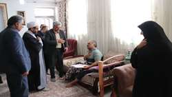 دیدار با خانواده جانباز و جهادگر پیشکسوت در استان سمنان