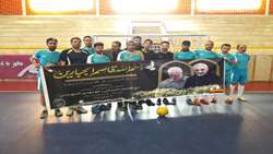 برگزاری مسابقات فوتسال جام دهه فجر  سازمان جهاد کشاورزی استان چهارمحال وبختیاری