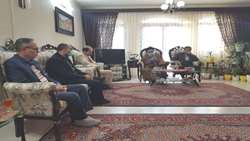 دیدار با خانواده معظم شهید علی برازنده مقدم در سازمان جهادکشاورزی استان خراسان جنوبی
